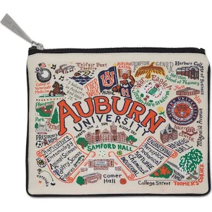 Cat Studio Auburn University Collegiate Zip Pouch