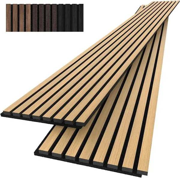 Wood Wall Panels 2-Pack 94.5" Soundproof Wall Panels