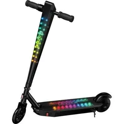 Razor Sonic Glow Black Electric Scooter with LED Lights and Bluetooth Wireless Speaker, (13112110)