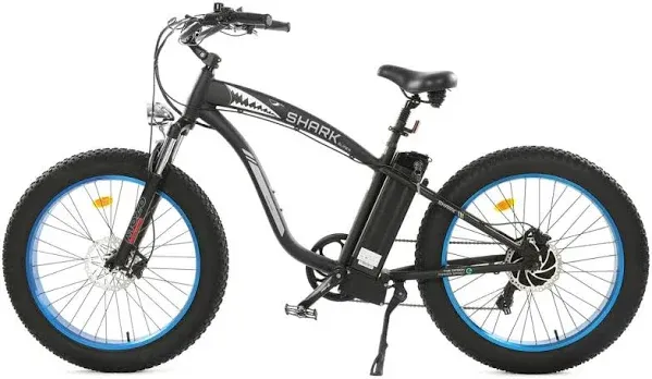 UL Certified-Ecotric Hammer Electric Fat Tire Beach Snow Bike-Blue-Canada