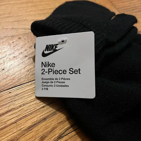 NEW Nike 2 Piece University Red Beanie/Gloves Set Boys 2/4T NWT