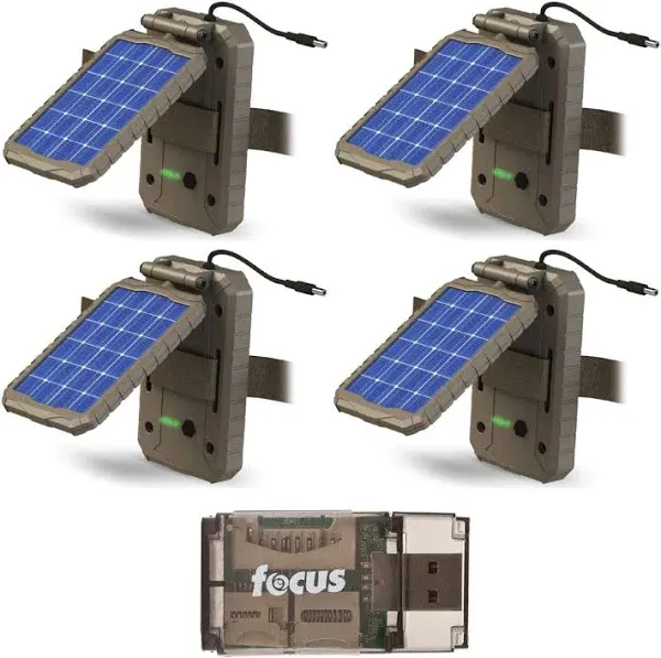 Stealth Cam Lithium Solar Power Panel with Card Reader