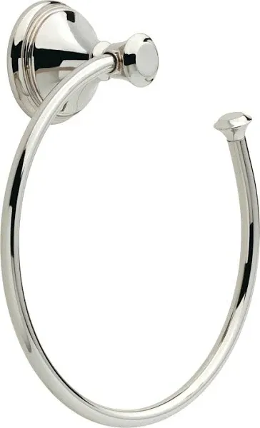 Delta Cassidy 79746-PN Towel Ring in Polished Nickel, Sealed New In Box