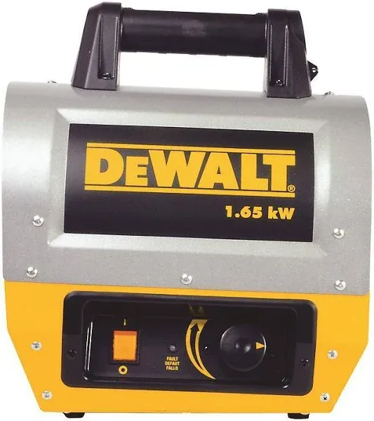 Dewalt F340635 1.65 kW 5,630 BTU Electric Forced Air Portable Heater