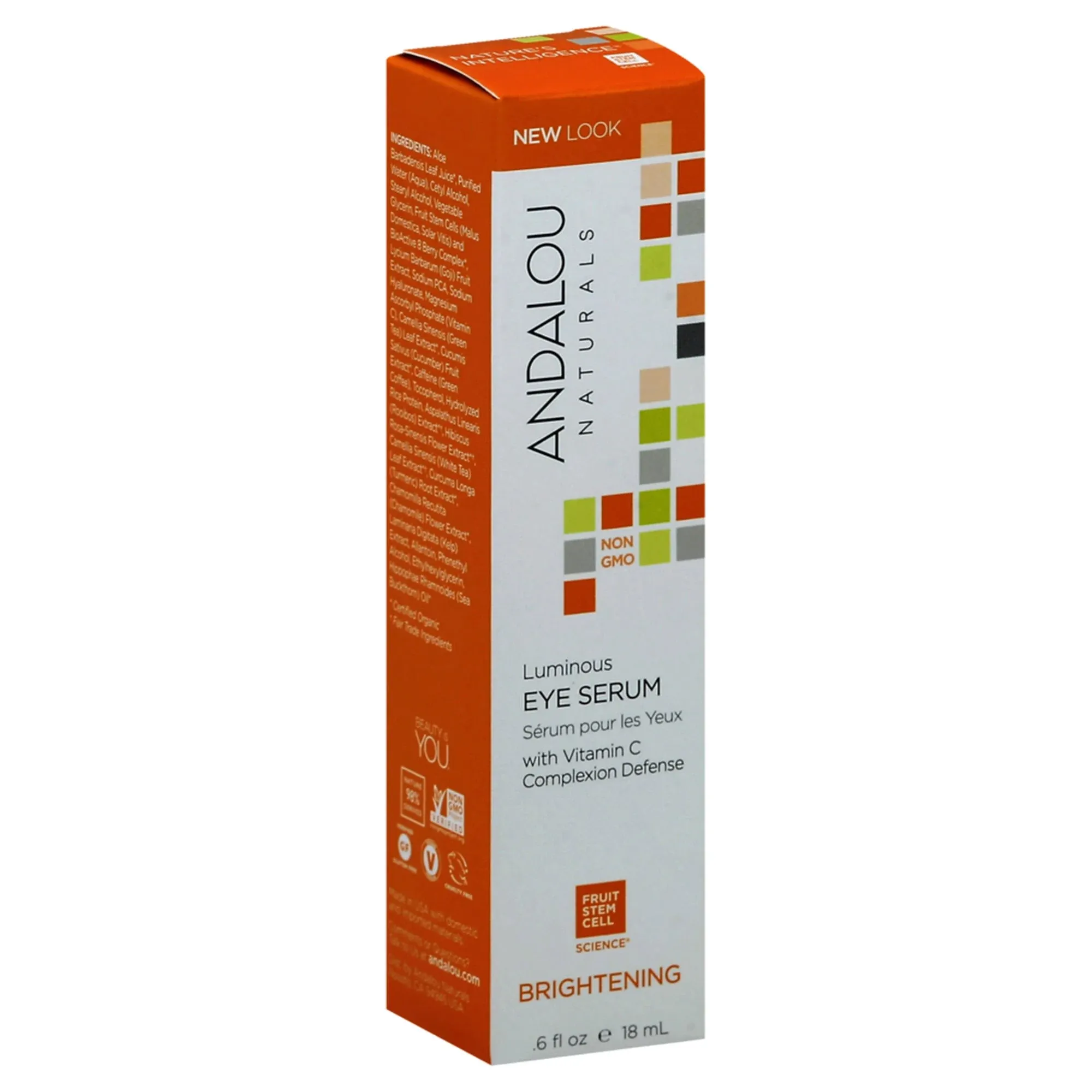 Andalou Naturals Eye Serum, Luminous - 0.6 fl oz