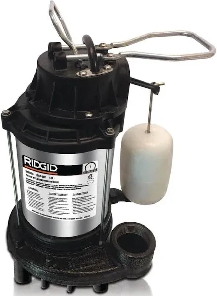 RIDGID 1 HP Stainless Steel Dual Suction Sump Pump 1000RSDS