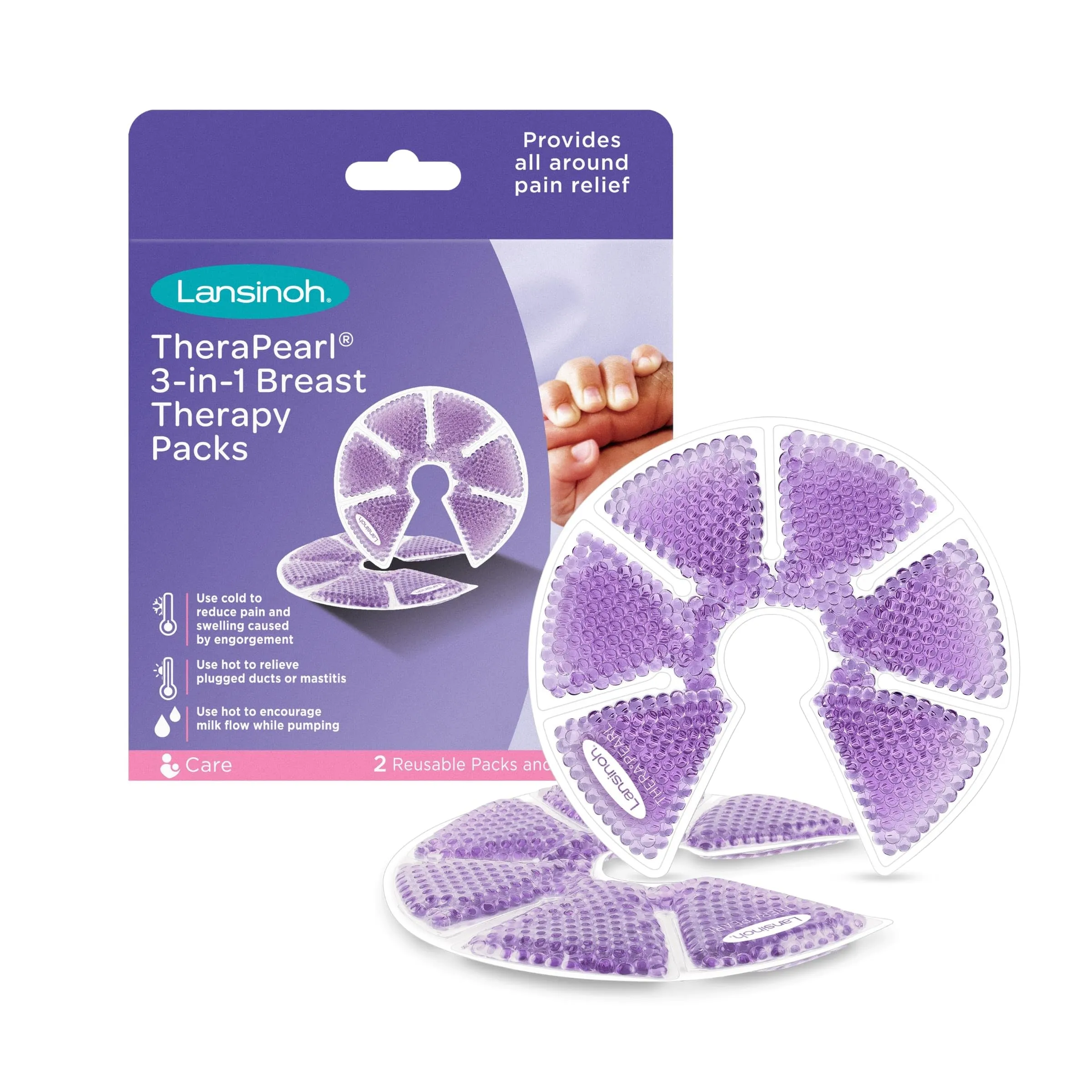 Lansinoh TheraPearl 3-in-1 Breast Therapy