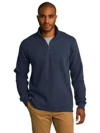 Port Authority Slub Fleece 1/4-Zip Pullover - F295