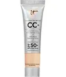 It Cosmetics Mini Cc+ Cream Full Coverage Color Correcting Foundation with SPF 50+ Light Medium 0.4 oz / 12 ml