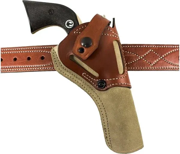 DeSantis Wild Hog Holster LTHR AMBI Colt SAA 5 1/2" Natural