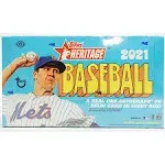 2021 Topps Heritage Baseball Hobby Box