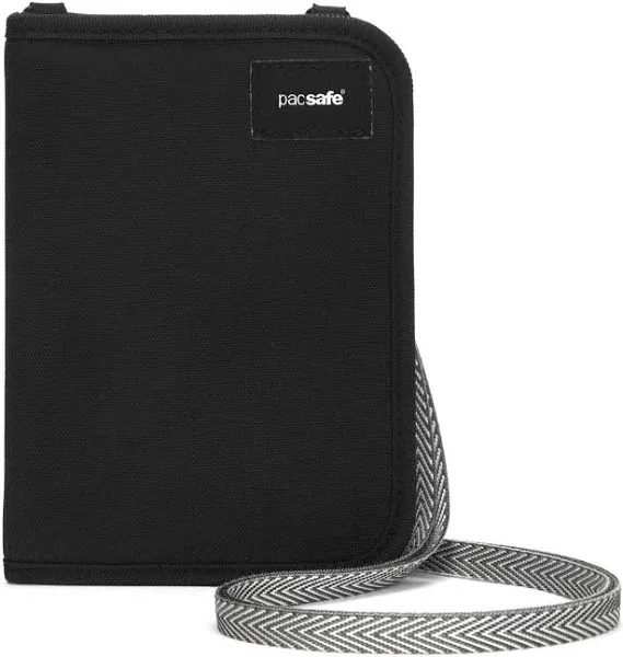 Pacsafe Rfidsafe V150 Black Mens/Womens Wallets