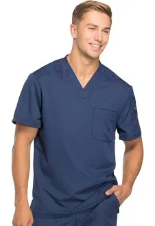 Dickies Men's Dynamix V-Neck Scrub Top