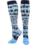 MadSportsStuff Crazy Tie Dye Socks Over The Calf