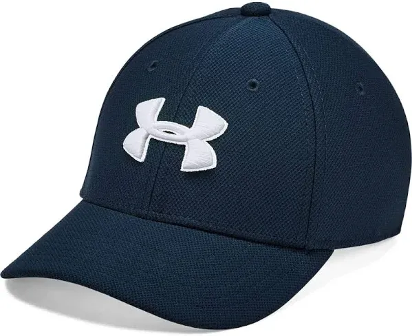 Under Armour NEW Big Boys Blitzing 3.0 Fitted Fashion Cap Hat Royal Blue S/M $20