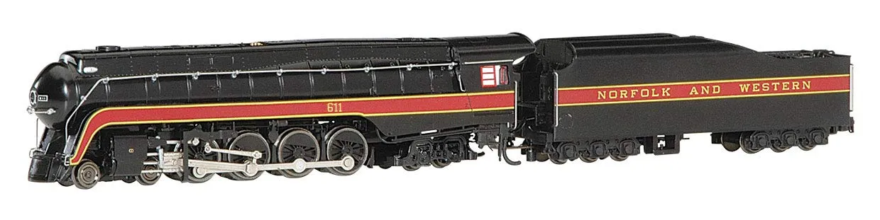 Bachmann Norfolk & Western #611 - Class J 4-8-4 DCC Econami , N Scale