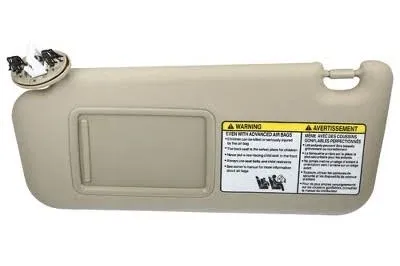 For 2006-2012 Toyota RAV4 Beige Left Driver Side Sun Visor 74320-42501-A W/Light
