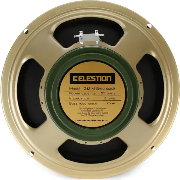 Mojotone Celestion G12M Greenback 12" Speaker