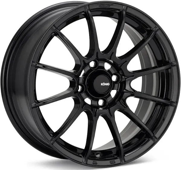 Konig Dial In 15x8 4x100 ET25 Gloss Black - DI58100305