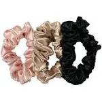 Slip Scrunchies - 3-Pack Large Silk Black