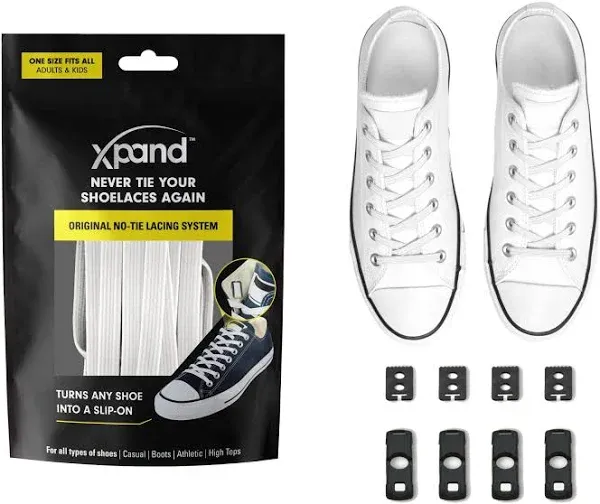 Xpand Laces No-Tie One Size Elastic Shoelaces