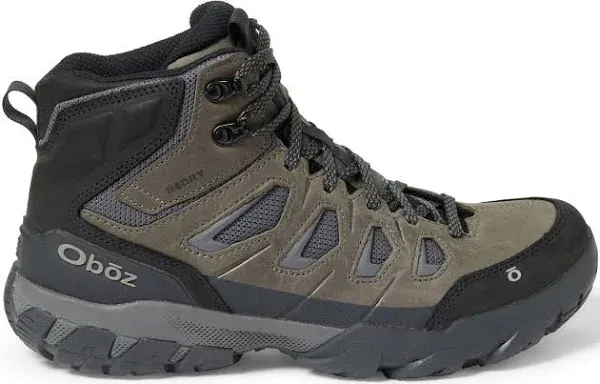 Oboz Sawtooth X Mid B-DRY Men&#039;s Hiking Boots, Charcoal, M12