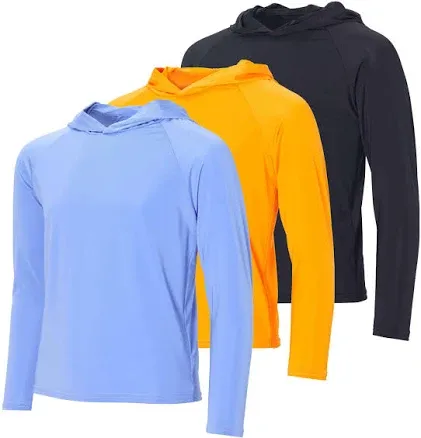 Youth Rashguard Hoodie with UPF Sun Protection (3 Pack)