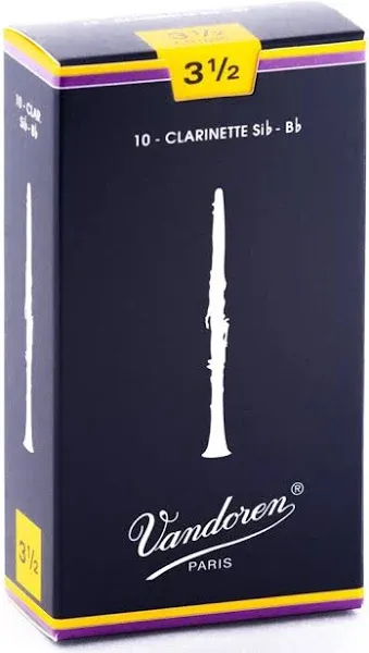 Vandoren Bb Clarinet Traditional Reeds