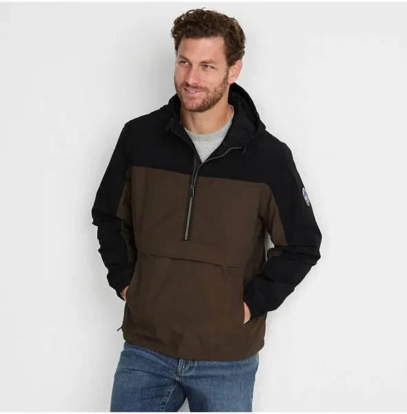 Lands' End Adult Squall Waterproof Anorak Pullover