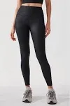 CRZ Yoga Women Butterluxe Matte Faux Leather Leggings 25' Black Classic / M