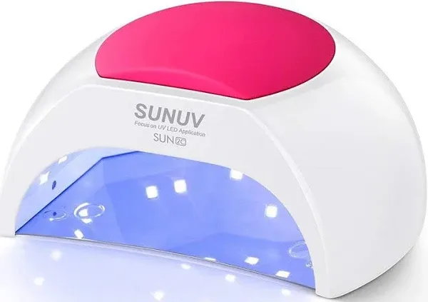 SUNUV SUN2C 48W UV Light for Nails UV LED Nail Lamp with 4 Timer Settings