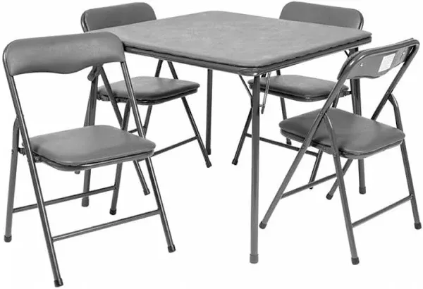 Flash Furniture Kids 5 Piece Folding Table and Chair Set JB-9-KID