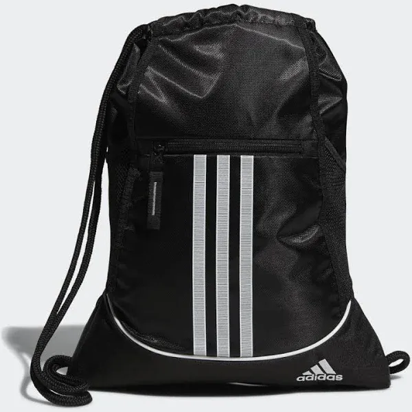 NEW adidas Alliance II 2 Black/White Unisex Drawstring Sackpack Gym Bag Sounders