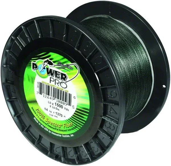 Power Pro Spectra Hi-Vis Yellow Braided Line