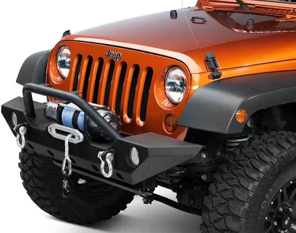 Jeep Trail Force HD Front Bumper with LED Lights Wrangler Barricade J102909 JK