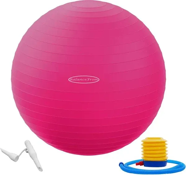 Anti-Burst and Slip Resistant Exercise Ball Yoga Ball Fitness Ball Birthing B...