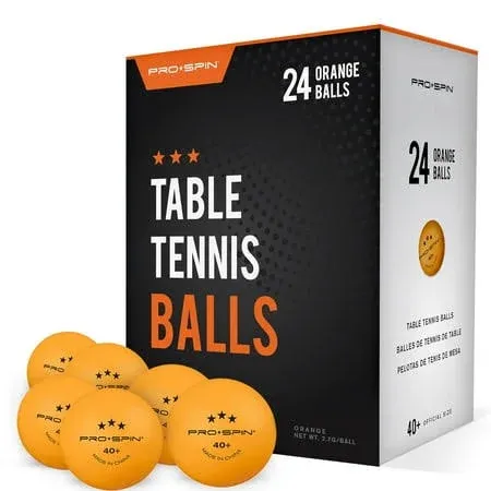 Orange Ping Pong Balls 3-Star Training Balls