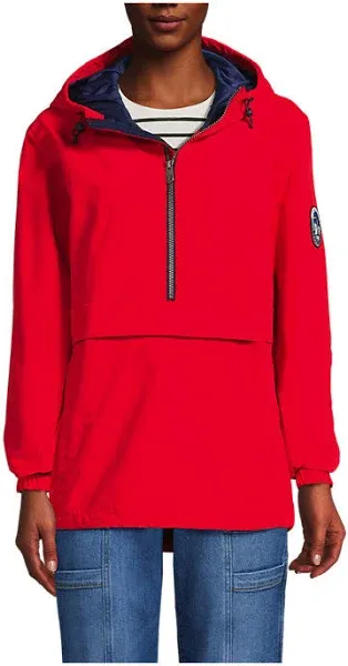 Lands' End Adult Squall Waterproof Anorak Pullover