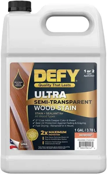 DEFY Ultra Semi-Transparent Wood Stain