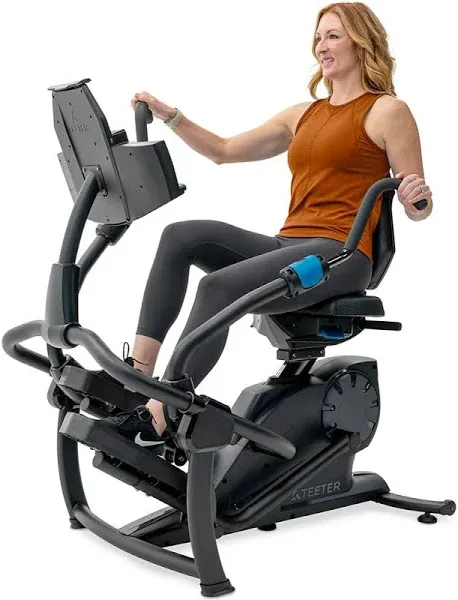 Freestep LT7 Recumbent Cross Trainer Stepper - New 2024 Model - Zero-Impact w/Physical Therapy Stride Technology; LCD Console W/21 Programs,