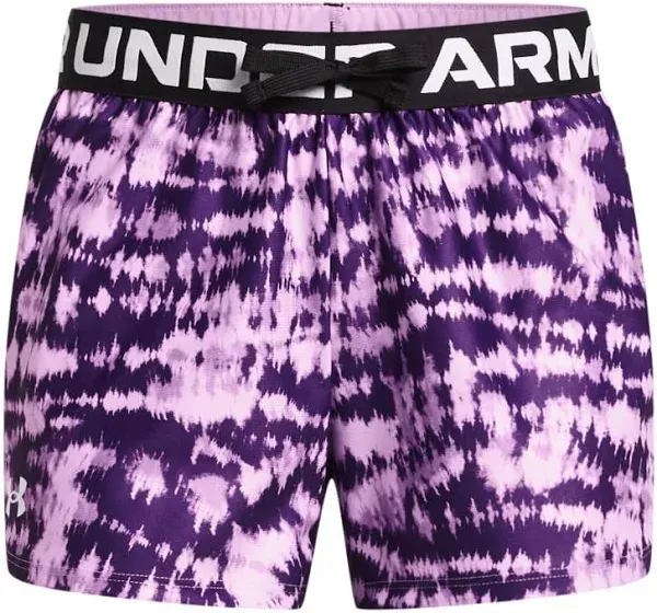 Girls' UA Play Up Printed Shorts