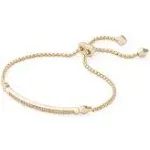 Kendra Scott Ott Adjustable Chain Bracelet Gold