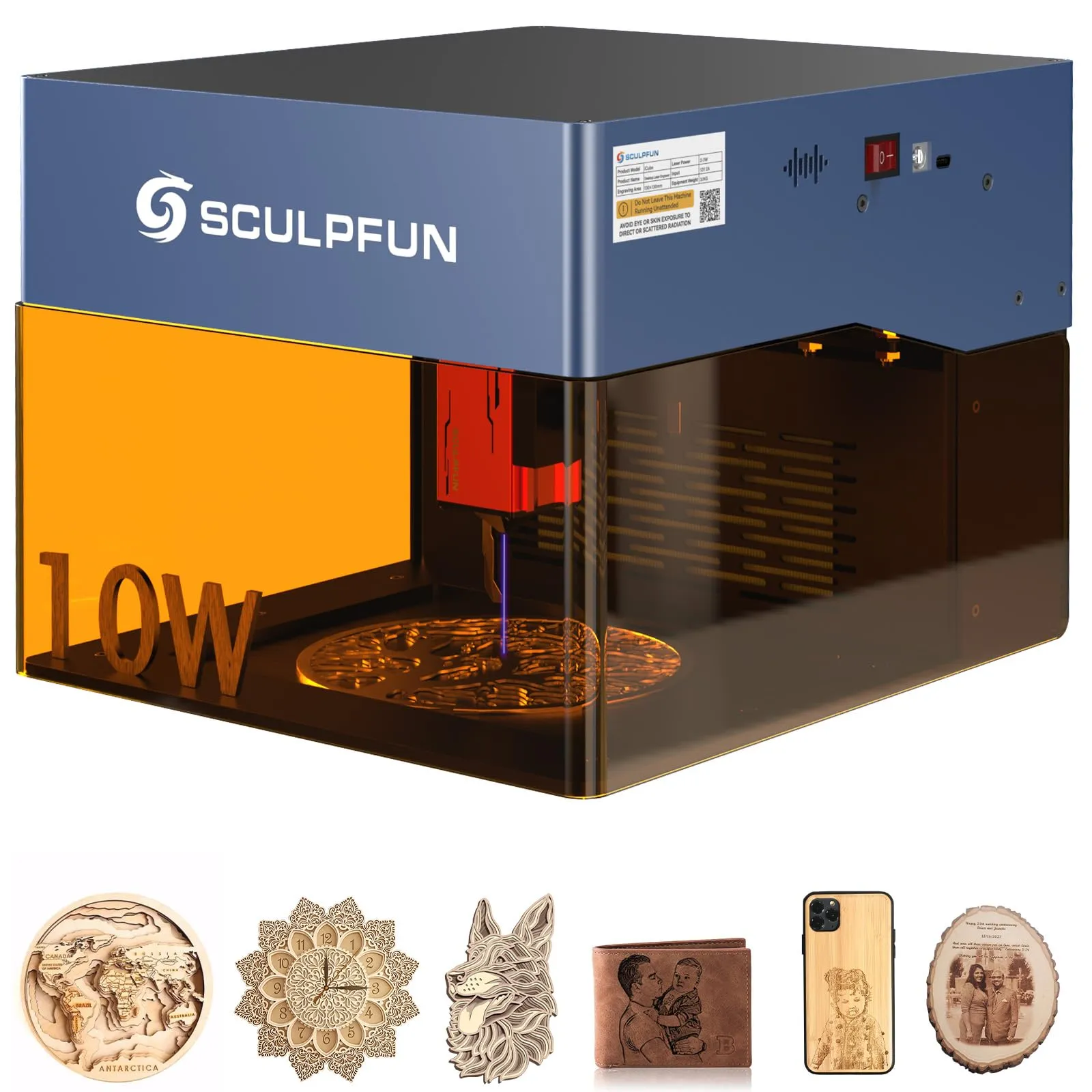 Sculpfun iCube Pro Max 10W Portable Laser Engraving Machine