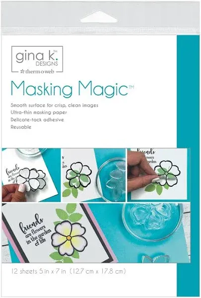 Masking Magic 5x7 - 12 Sheets by Gina K