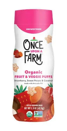 Once Upon A Farm Organic Fruit & Veggie Puffs