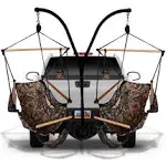 Hammaka Trailer Hitch Stand with Camo Cradle Chairs Combo Brown