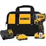 DEWALT DCF601F2 XTREME 12V MAX* Cordless Screwdriver, 1/4-Inch, 2-Ah Batteries