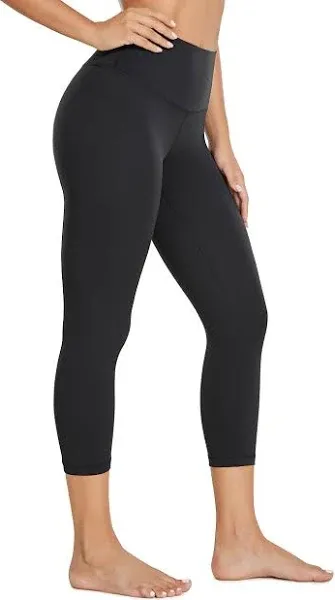 NWOT CRZ YOGA Butterluxe High Rise Crop Legging 19&quot; (Black)