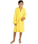 Leveret Fleece Shawl Collar Robe Yellow / 14 Years