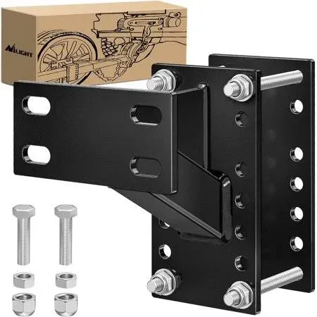 Spare Tire Mount Bracket for Trailer, Spare Tire Holder Fits 4 &amp; 5 &amp; 6Lugs 